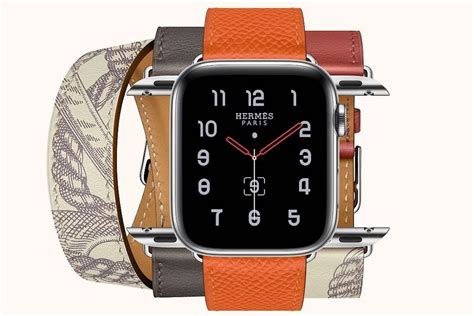 apple watch hermes leather blue strap